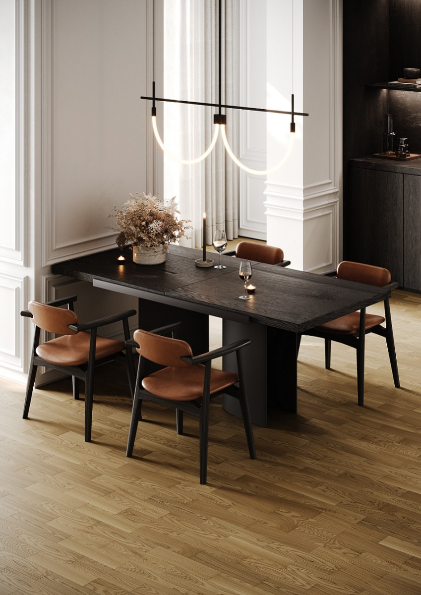 Кварцевый паркет Quartz Parquet Штучный паркет Вяз Кенигсберг 44-400-62 5/0.6 мм