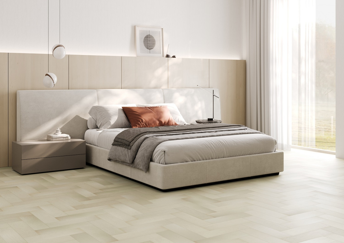 Кварцевый паркет Quartz Parquet Штучный паркет Клён Американский Белый 44-400-56 5/0,6 мм