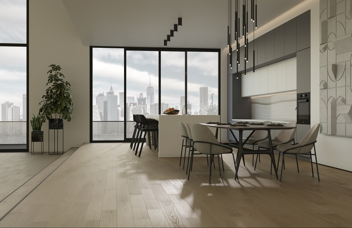 Кварцевый паркет Quartz Parquet Классик Дуб Австрийский 418 5/0,6 мм