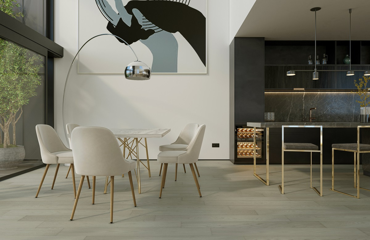 Кварцевый паркет Quartz Parquet Классик Дуб Песочный 408 5/0,6 мм