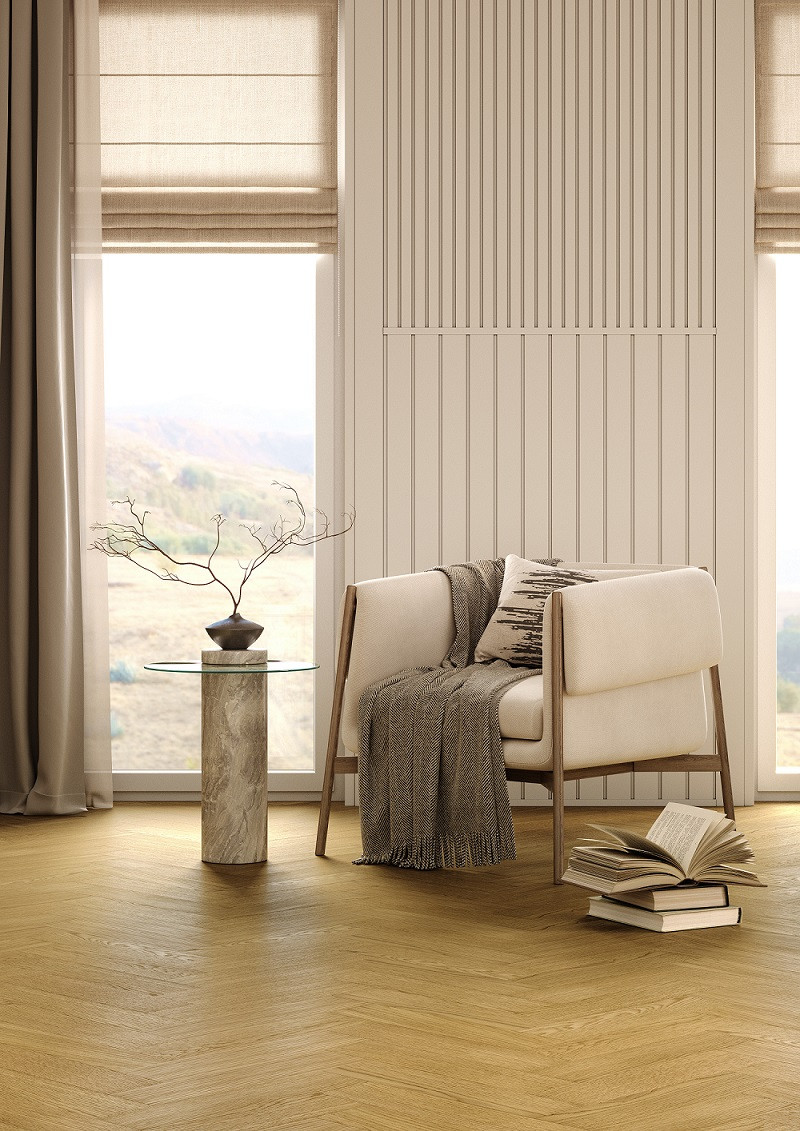  Кварцевый паркет Quartz Parquet Штучный паркет Дуб Рейн 44-33429 5/0,6 мм