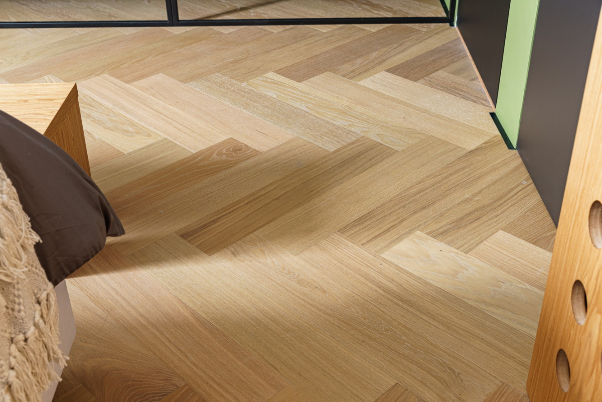 Кварцевый паркет Quartz Parquet Английская Ёлка Дуб Лимба 33-405 5/0,6 мм